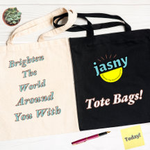 Christian Inspirational and Kid Friendly Tote Bags