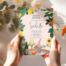 Italian summer Lemon fruit bridal shower