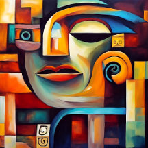 Global Tapestry: Abstract Art Fusion