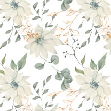 HOME DECOR - ROMANTIC WHITE FLORAL