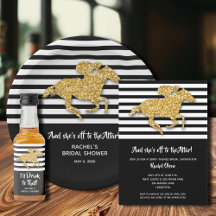 GOLD HORSE DERBY BRIDAL SHOWER COLLECTION