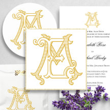 EM Monogram or ME Monogram