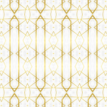 A-White Marble and Gold Geometric pattern