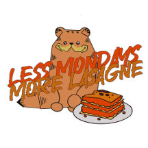 Ginger Persian Cat Lasagne