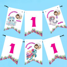 Onder-the-sea Floral Octopus Birthday Collection