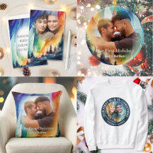 Gay Northern Lights Watercolor Holidays Collection
