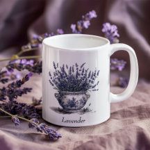 Lavender in Delft Blue