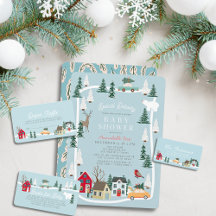 It Takes A Village Holiday Town Baby Shower