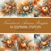 Fall Floral & Harvest Craft Papers