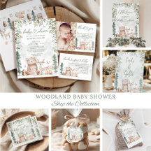 Woodland Animals Forest Baby Shower