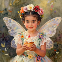 Fairy Girls in Impasto Style