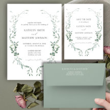 Modern Eucalyptus Greenery Wedding