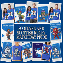 SCOTLAND AND SCOTTISH RUGBY MATCH DAY PRIDE