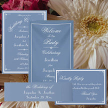 Dusty Blue Wedding Collection