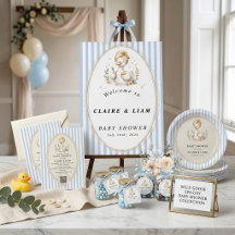 Silly Goose Spa Day Baby Shower Collection