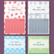 Simple, Elegant & Cute Photo Quote Calendars