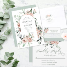 Dusty Rose Eucalyptus Greenery Floral Wedding