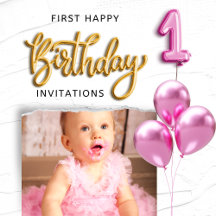 Wild one birthday invitations