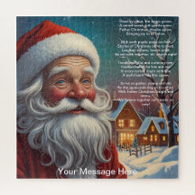 Jolly Christmas Cheer Personalised Jigsaw Puzzles