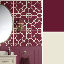 Rich Burgundy Minimalism Patterns and Solids