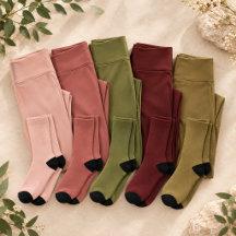 Earthy Solid Color Apparel (Leggings & Socks)