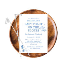 Ski Bachelorette Last Toast On The Slopes