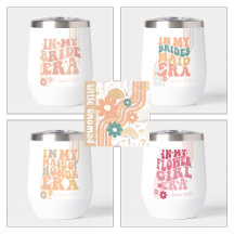 Retro Rainbow Chic Bride Tribe Tumbler Collection