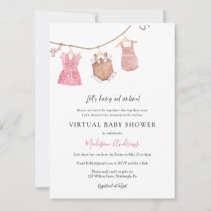 Invitation Douche pour bébé virtuelle