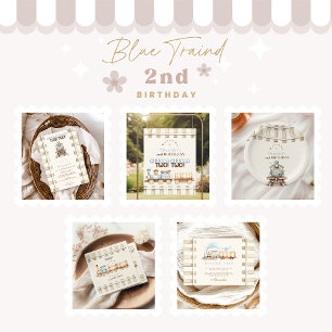 Invitation Train 2e anniversaire