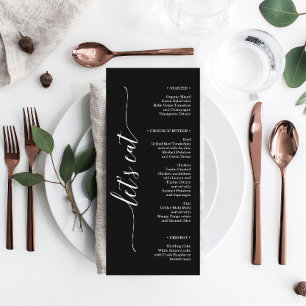 Invitation Lettre de bienvenue du Mariage d'élégance minimale