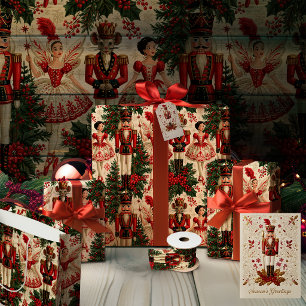 Papier Cadeau Un Noël Casse-Noisette
