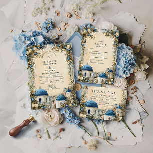 Invitation Mariage de destination botanique au dôme bleu de S