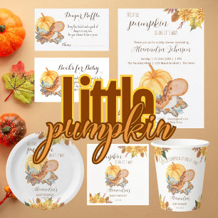 Carte D'accompagnement Petit citrouille tombeau baby shower tomberie tomb