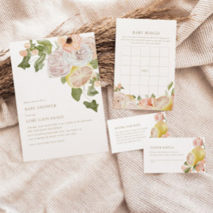 Carte D'accompagnement Livres d'été pour bébé Pink Lemonade