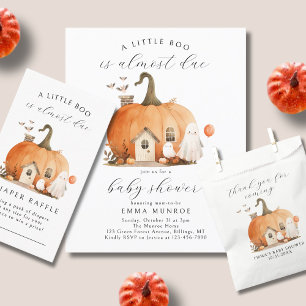 Sachets En Papier Un petit Baby shower d'Halloween neutre pour le ge
