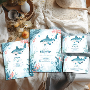 Serviette En Papier Requin sous l'océan marin Animaux