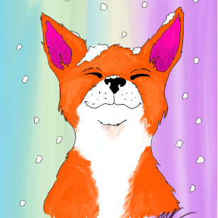 Ornement En Verre J'Aime La Neige !