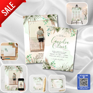 BUDGET Verdure Eucalyptus Pampas Mariage en herbe