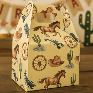 Invitation Aquarelle Western Kid Art Tan