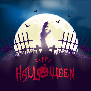 T-shirt Soirée Zombie Halloween   Homme Manches Longues