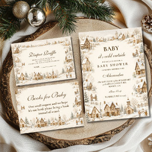 Carte D'accompagnement Fête de Bébé: Tombola de Couches 'Il Faut Tout un 