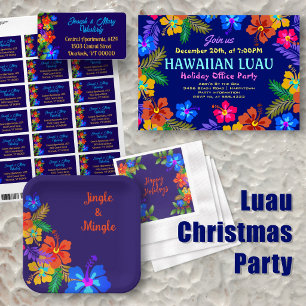 Serviette En Papier Fête de bureau de vacances Luau hawaïen