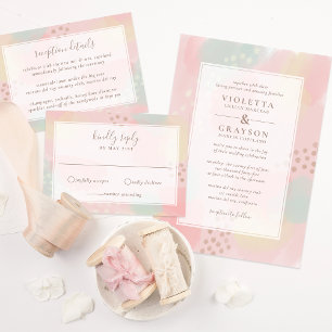 Carte Conseil Pastel Art Moderne Mariage Conseils pour les coupl