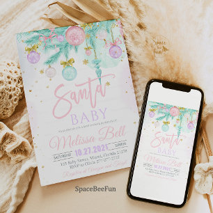 Étiquette Pour Bouteilles D'eau Père Noël Baby Baby shower