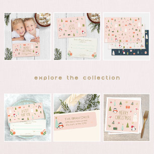 Dessous-de-verre Carré En Papier Noël mignon