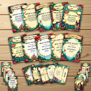 Save The Date Fairytale Il Était Une Fois Casque De Temps Mariag