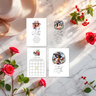 Invitation Fête des mariées "Off to the Altar" inspirée par D