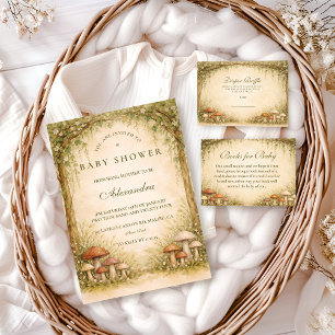 Serviette En Papier Baby Shower Arche Champignon de Bois