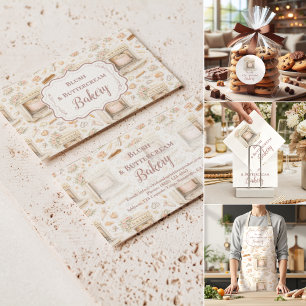 Autocollant Pour Fenêtre Entreprise de Boulangerie Pâtisserie Vintage Luxe