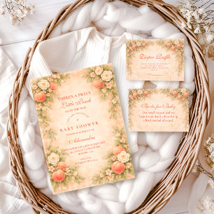 Serviette En Papier Baby Shower Petite Pêche sur le Chemin